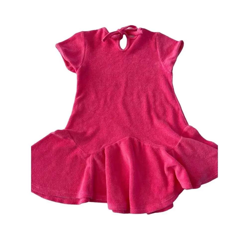 Boutique Childish Girls 5 Pink Terry Swim Beach Coverup Miss Independent #1978